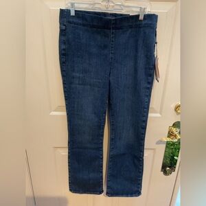 NYDJ Blue Straight Leg Jeans Timeless Fit